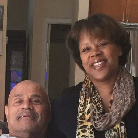 Wanda Bowles and her father, Rocky Johnson took a picture.